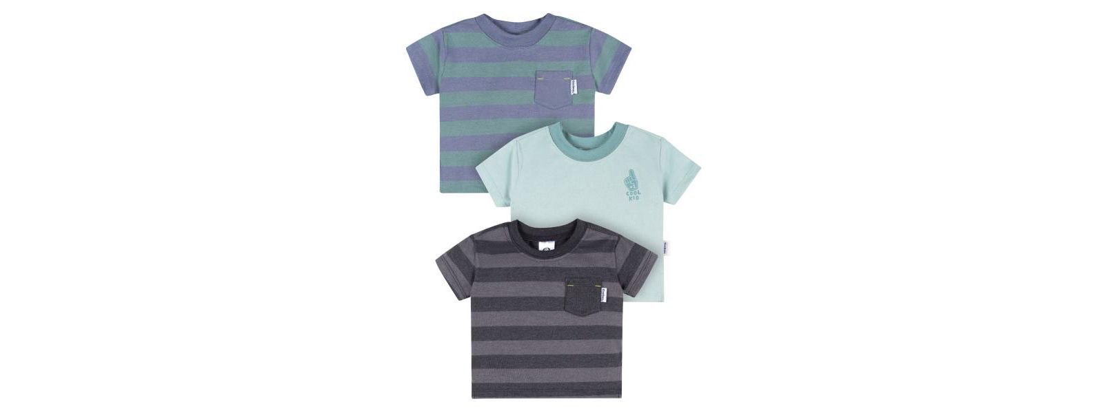 Gerber Baby Boys Short Sleeve T-Shirts, 3-Pack