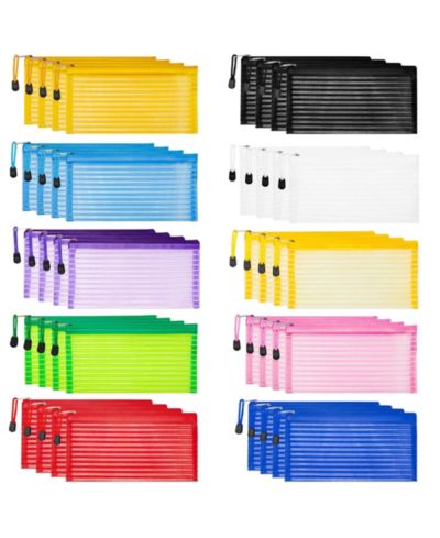 Мешочек для хранения GNUADZ, 40pcs Zipper Mesh Pouch, многофункциональный аксессуар