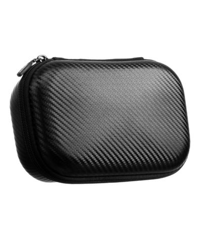 GNUADZ Carbon Pencil Case EVA Box Storage Organizer School Supplies Cable Holder