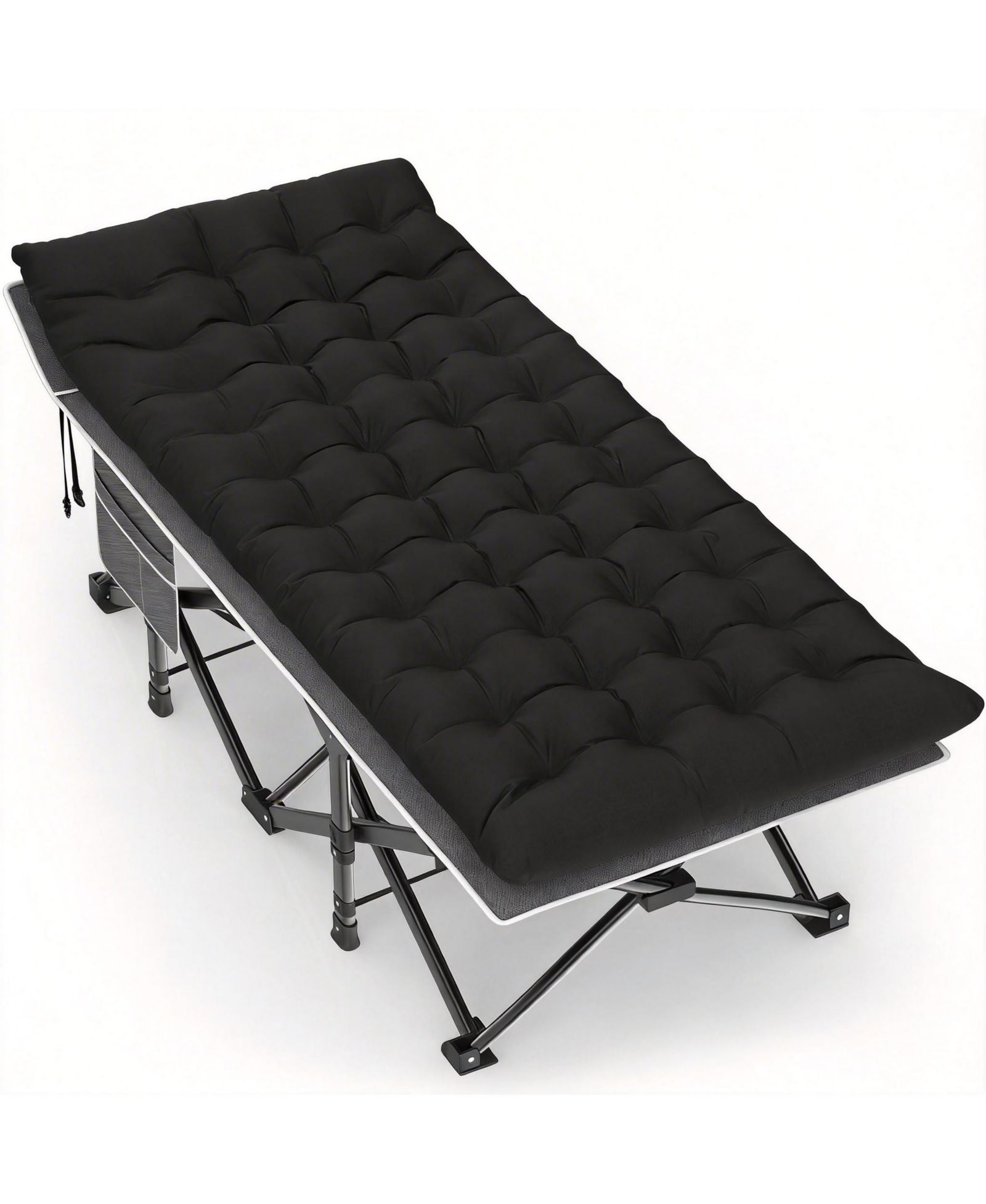 Шезлонг GNUADZ Camping Folding Heavy Duty Sleeping Bed Oxford Outdoor Gear