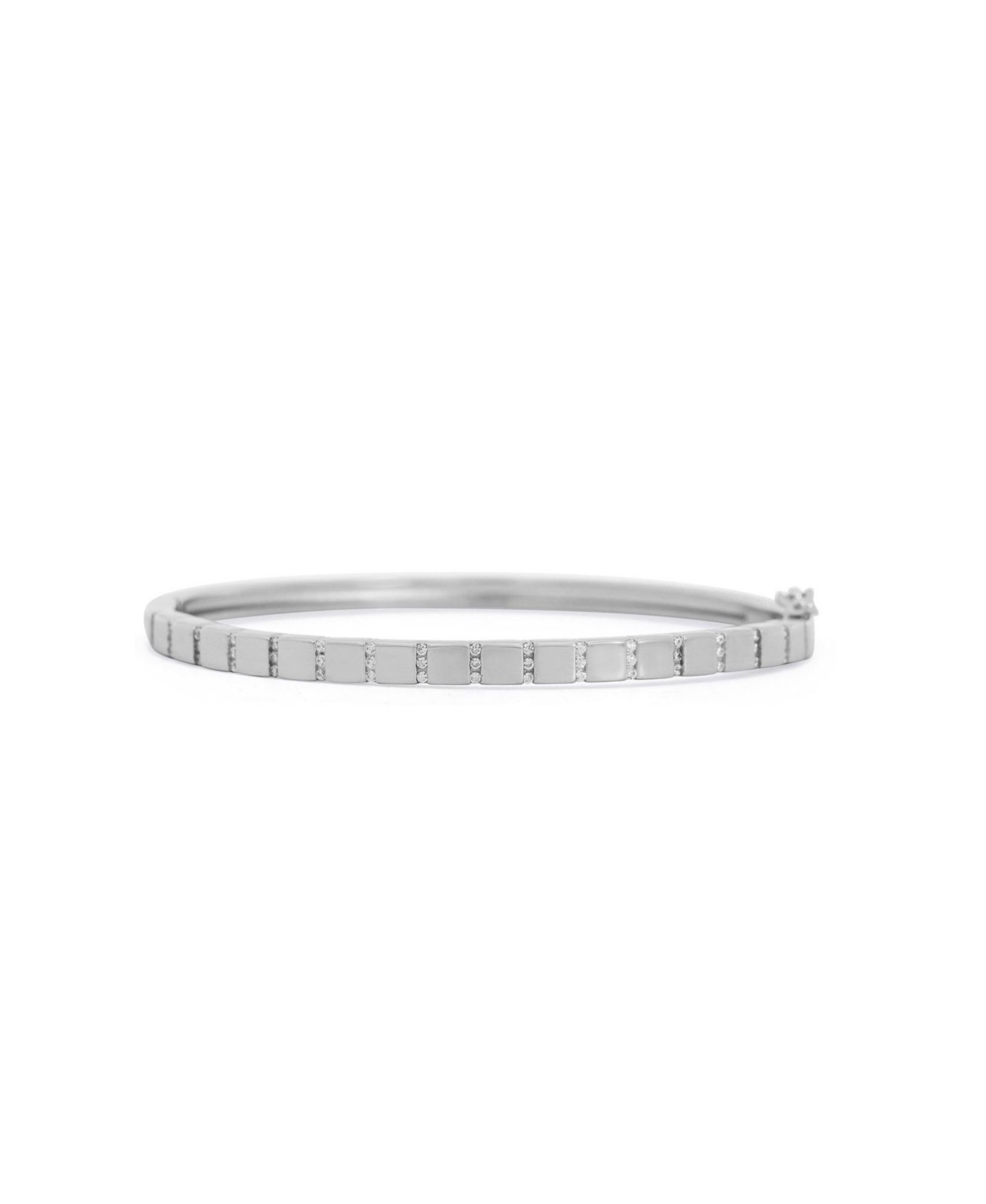 Браслет The Lovery Ribbed CZ из стерлингового серебра