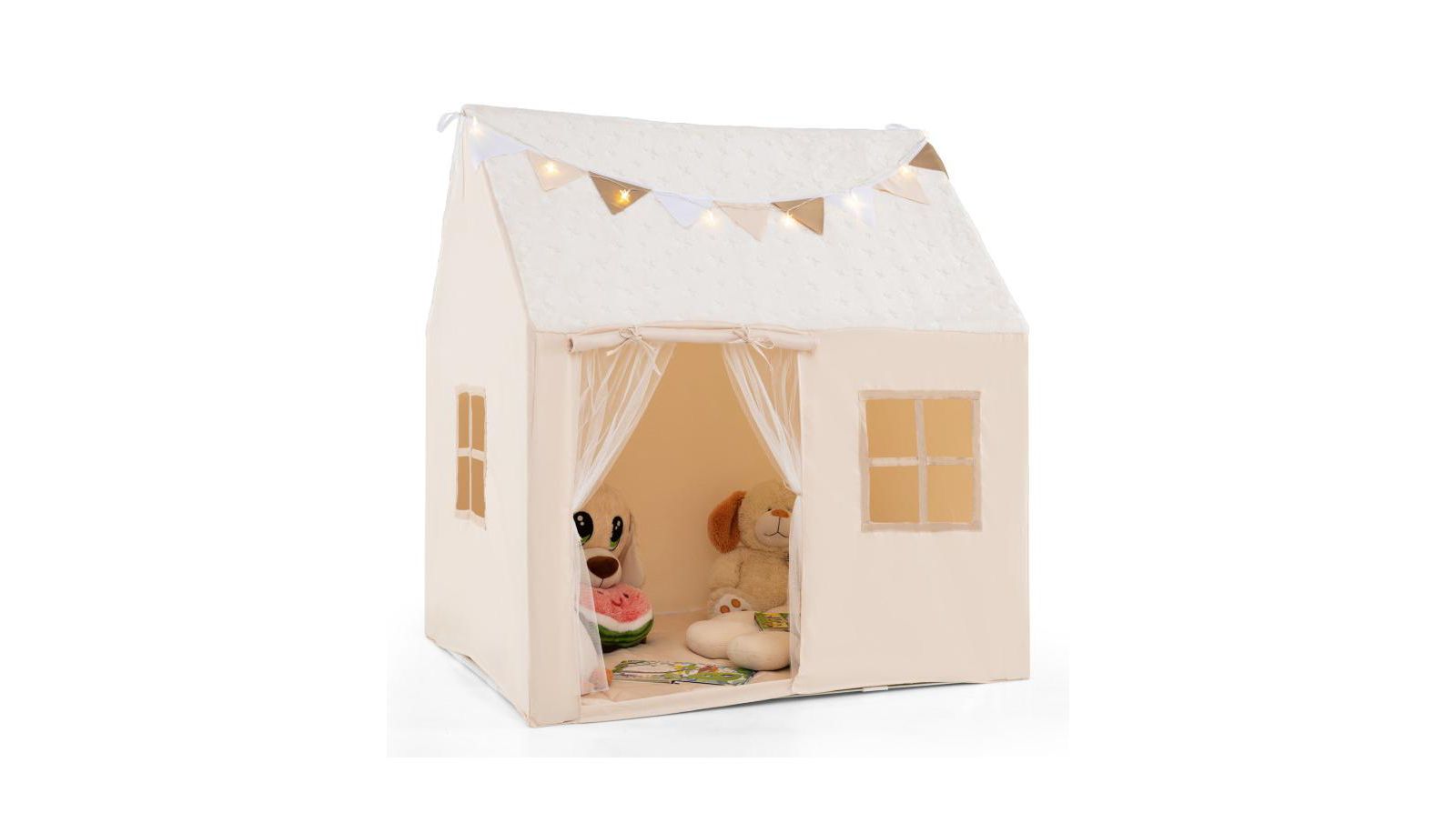 Hongge Glow-in-the-Dark Stars Play Tent with Mat, Ages 3+