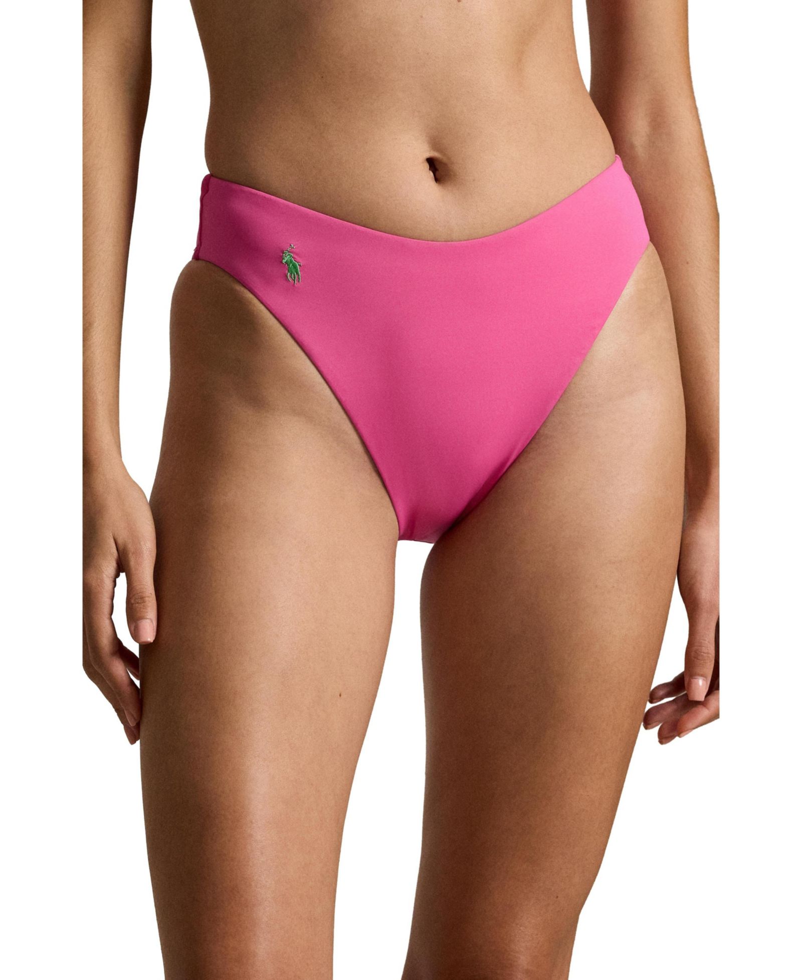 Женский купальник Polo Ralph Lauren High Leg Scoop Bikini Bottom