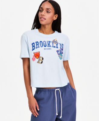 Rebellious One футболка Juniors' Brookyln Patch Graphic Short-Sleeve Tee