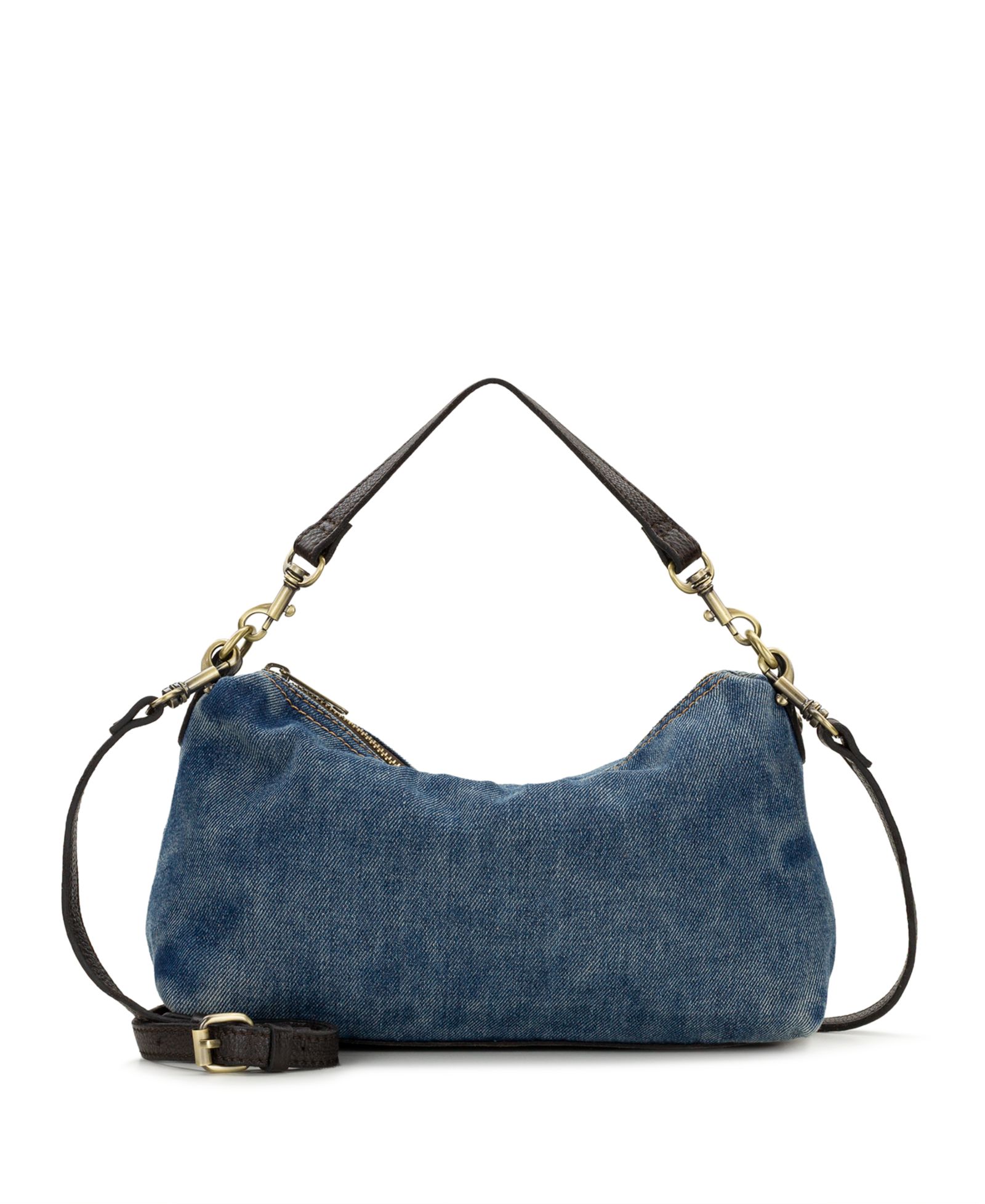 Patricia Nash Kolena Medium Denim Hobo Crossbody Bag