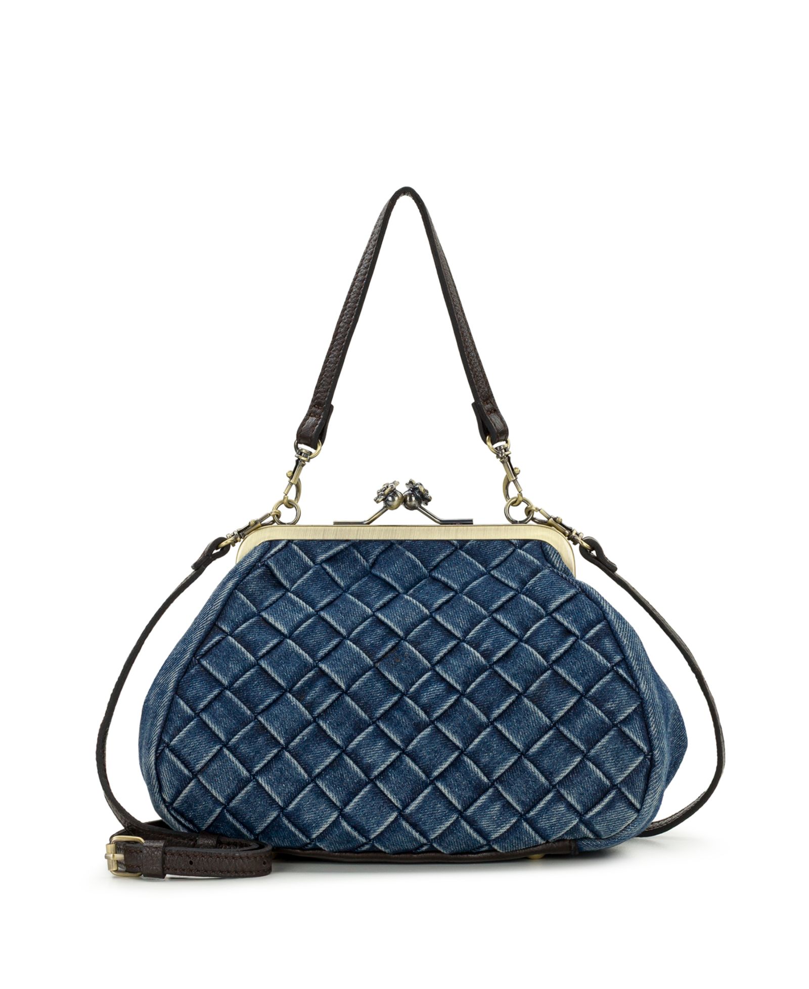 Сумка через плечо Patricia Nash Tabby Small Woven Denim Frame