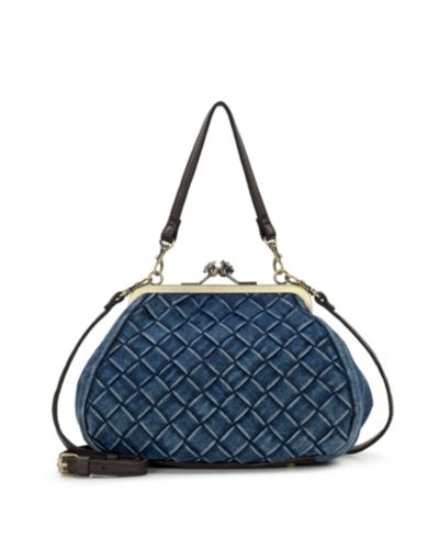 Сумка через плечо Patricia Nash Tabby Small Woven Denim Frame