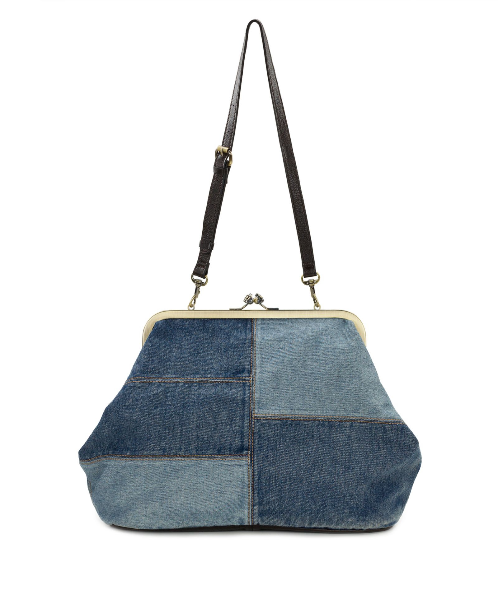 Сумка через плечо Patricia Nash Serafina Extra-Large Denim Frame