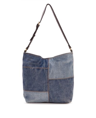 Patricia Nash большая сумка через плечо Heidal Patchwork Denim
