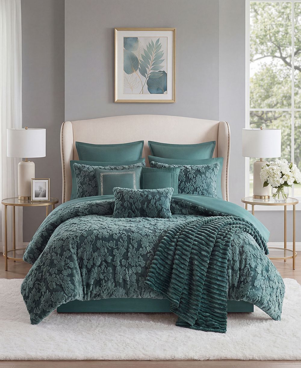 Macy's Landry комплект постельного белья с цветочным принтом, 14 предметов, Queen