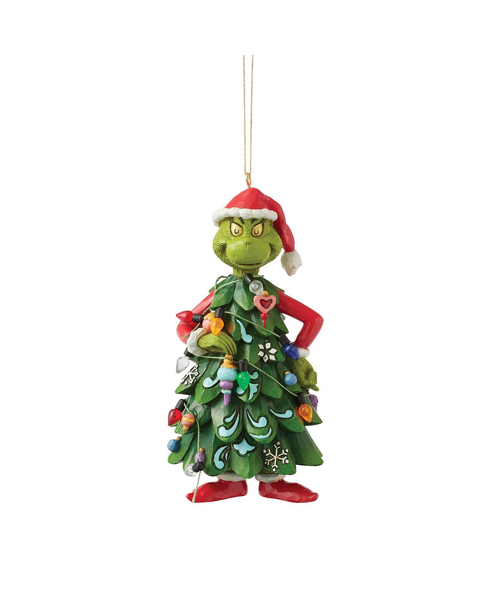 Jim Shore Украшение Grinch в образе рождественской елки