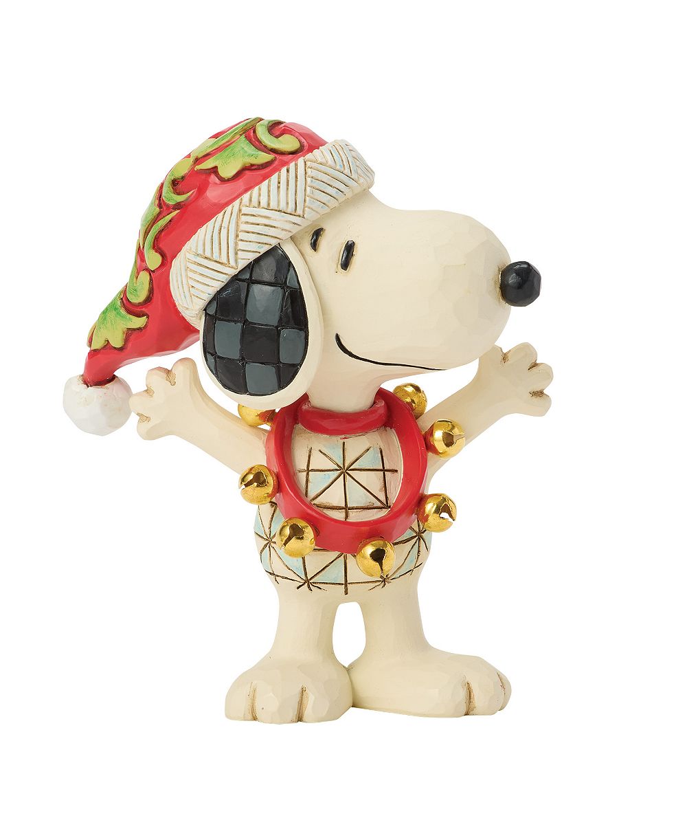 Фигурка Jim Shore Peanuts Сноупи с колокольчиками