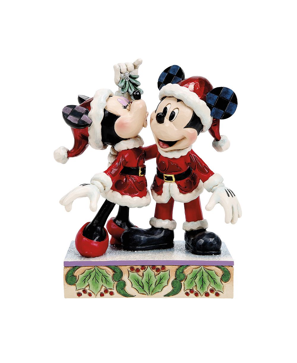 Фигурка Jim Shore Disney Traditions Mickey and Minnie Mistletoe