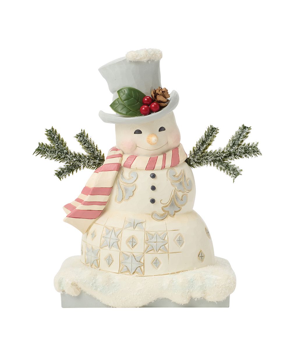 Фигурка Jim Shore Heartwood Creek Woodland Snowman с цилиндром