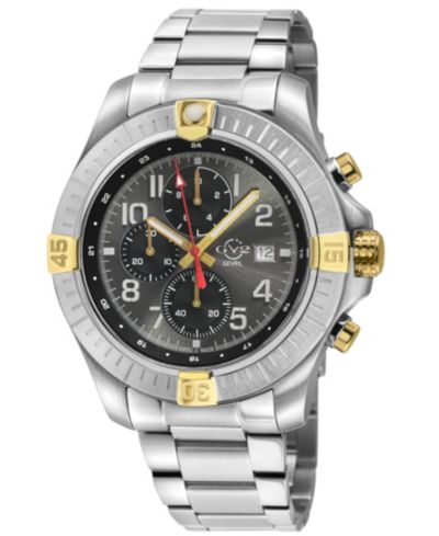 Мужские часы GV2 by Gevril T38 Swiss Quartz на браслете