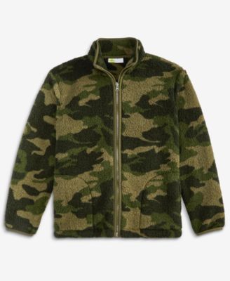 Мужская куртка Epic Threads для мальчиков XS-XL из искусственного шерпы с принтом