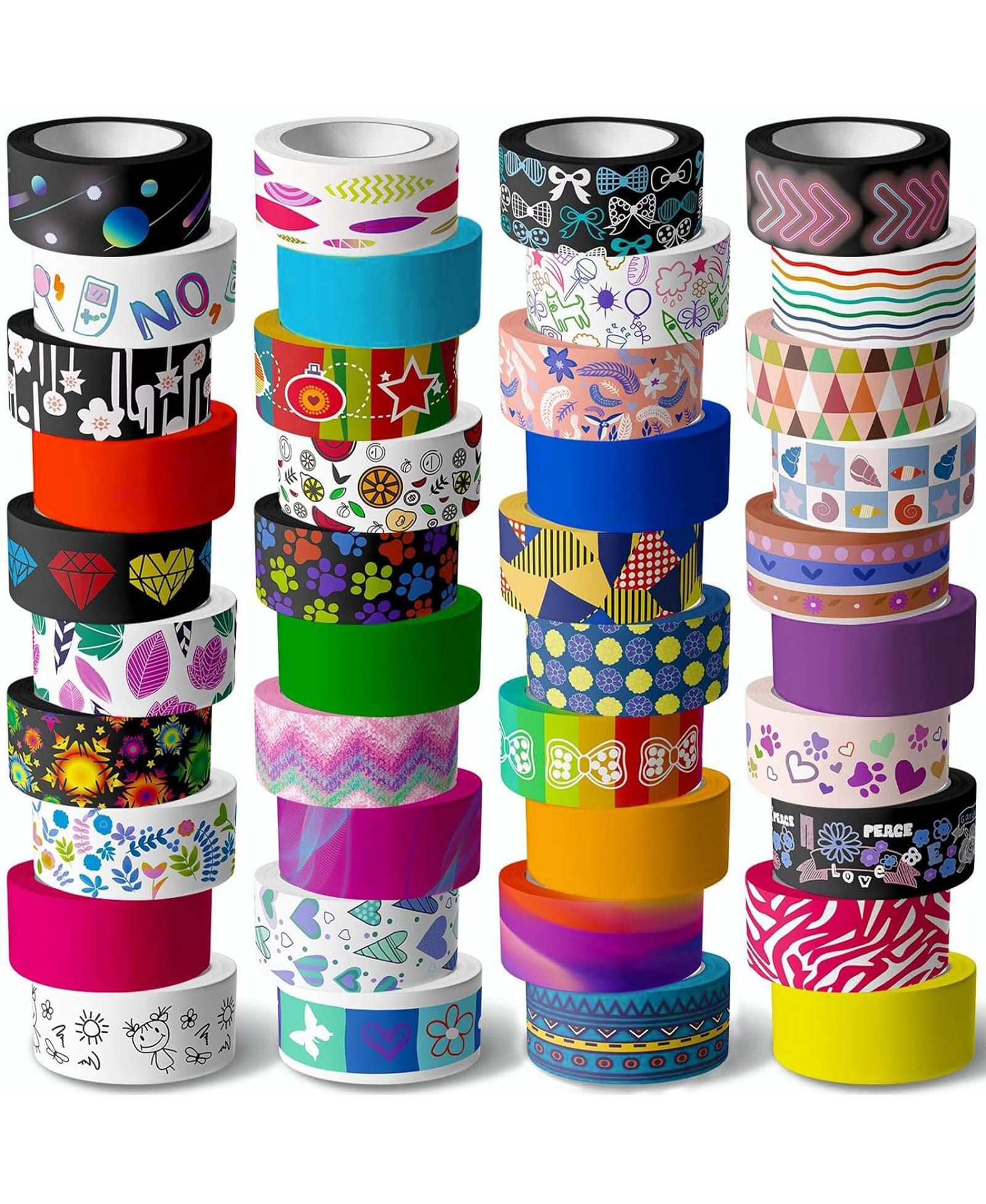 GNUADZ Washi Tape Set Decorative DIY Crafts Scrapbooking Journals Planners Party Supplies