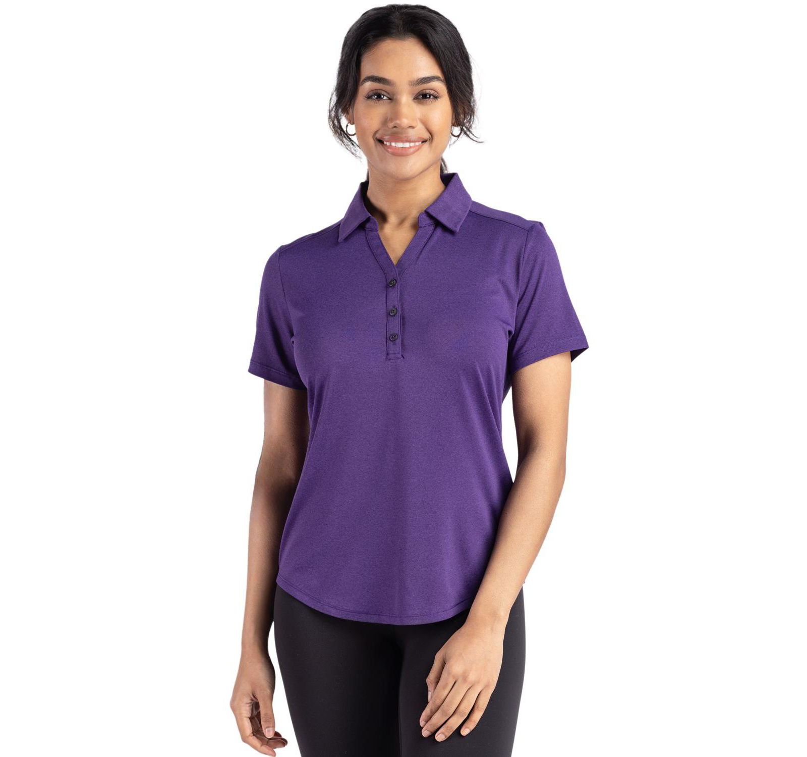 Cutter & Buck Женское поло Short Sleeve Stretch, Forge