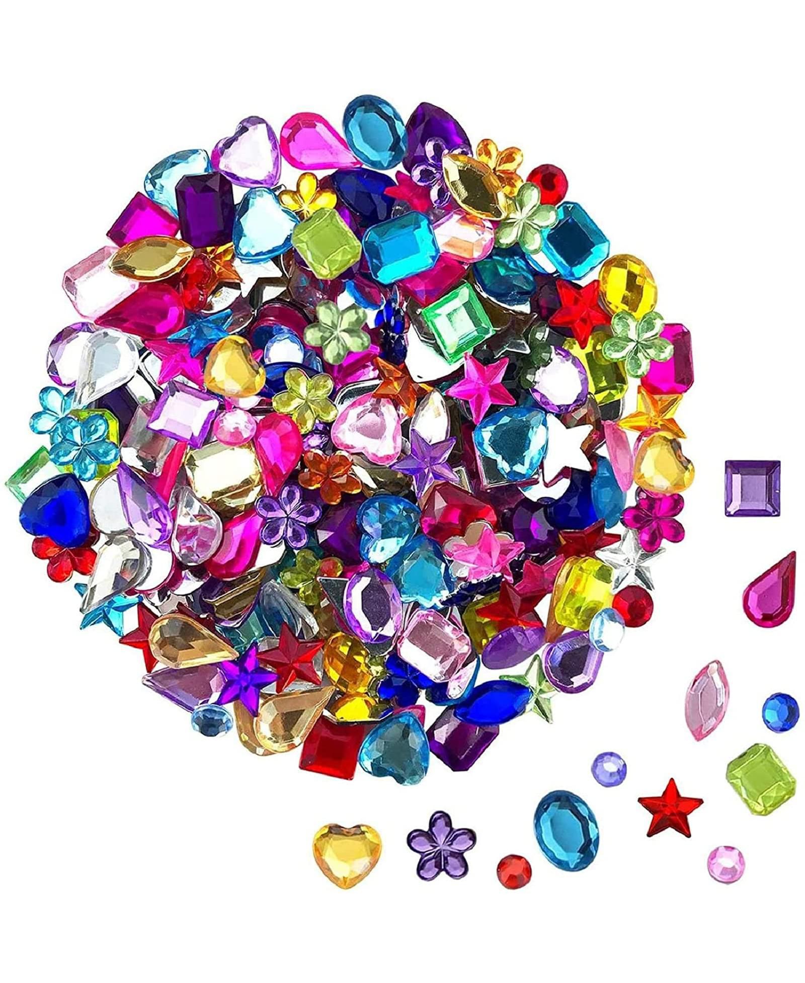 Стразы GNUADZ 900pcs Flatback Jewels Pirate Party Crafting Embellishments 9 Shapes