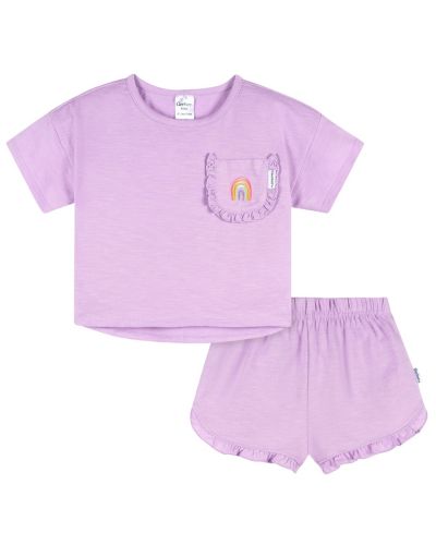Комплект из футболки и шорт Gerber для девочек, 2 шт.