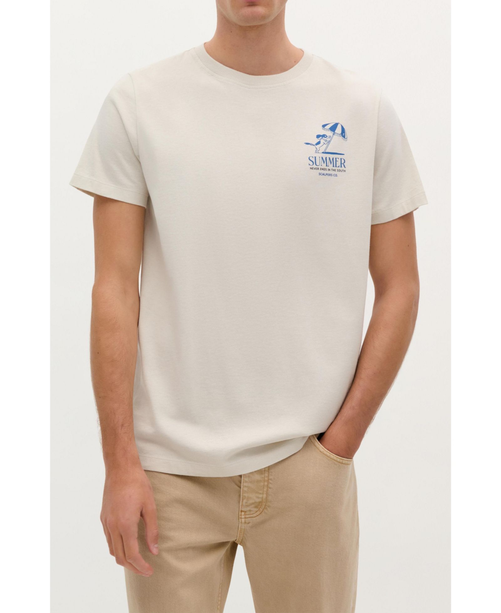 Scalpers Men's футболка с принтом Summer Dog