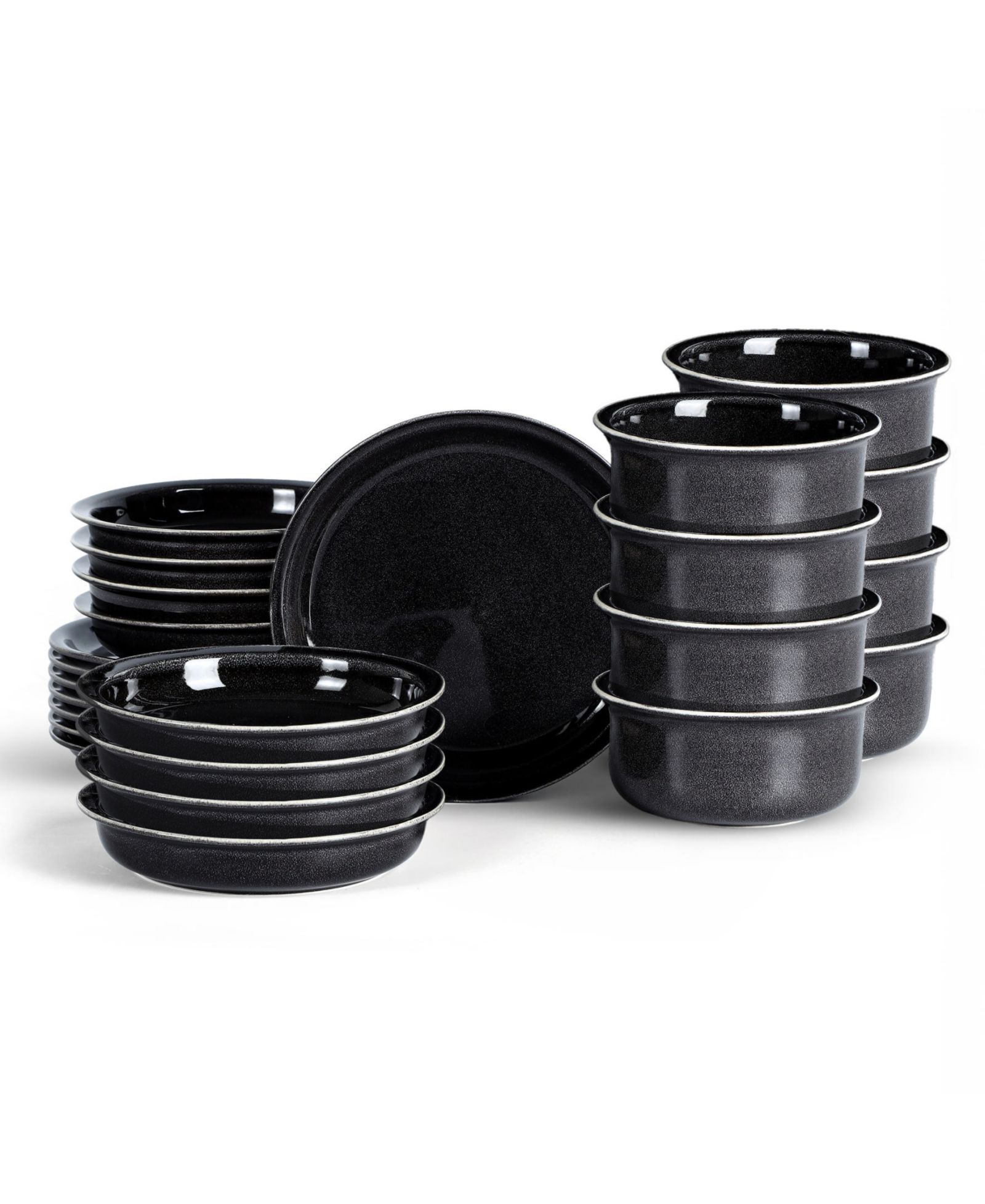 Stone Lain Classic 24-Pc. Dinnerware Set, Service For 8