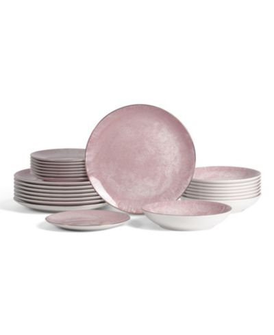 Christian Siriano Onyx 24-Pc. Dinnerware Set, Service For 8