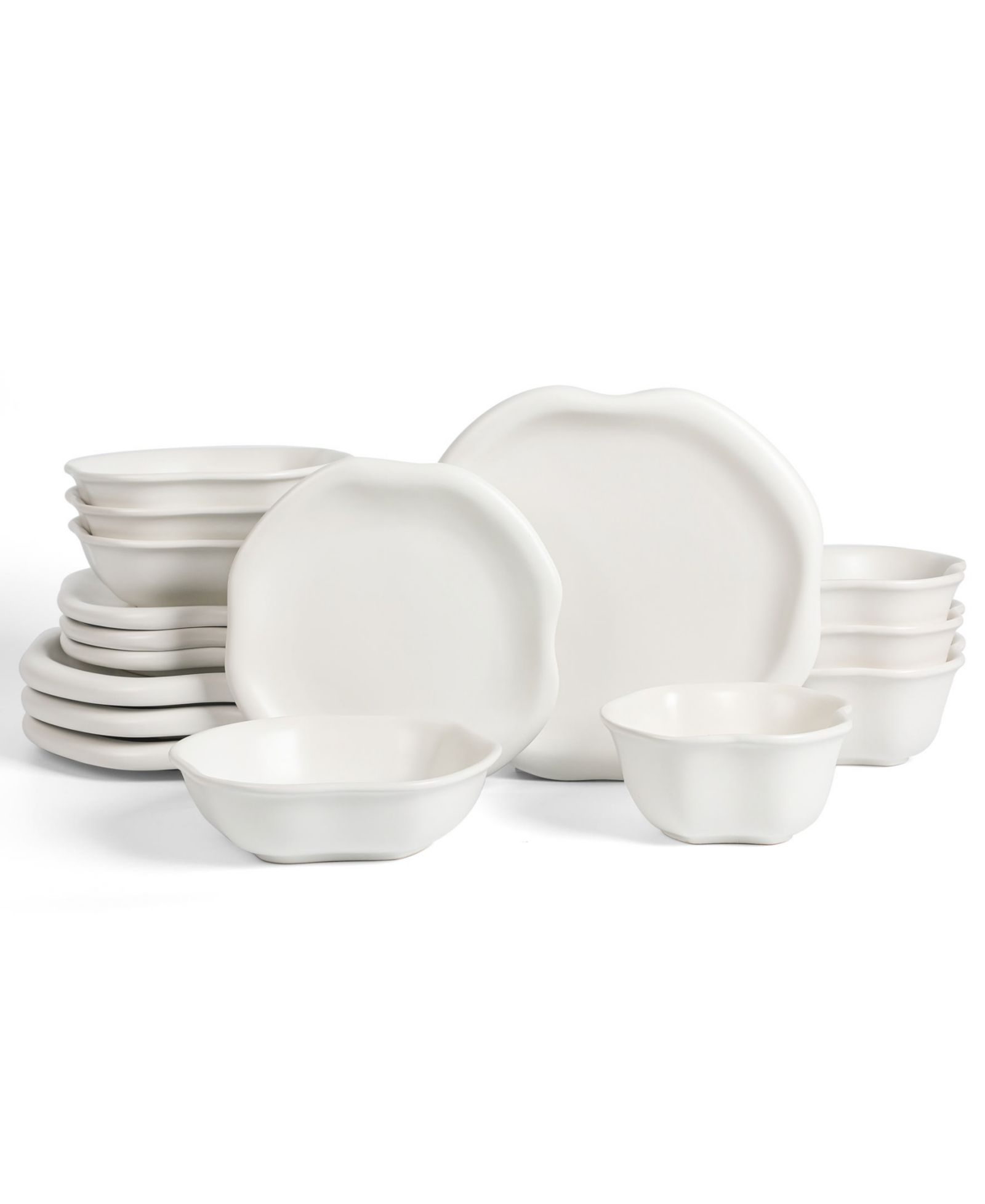LEMIEUX ET CIE Amorphous 16-Pc. Dinnerware Set, Service For 4