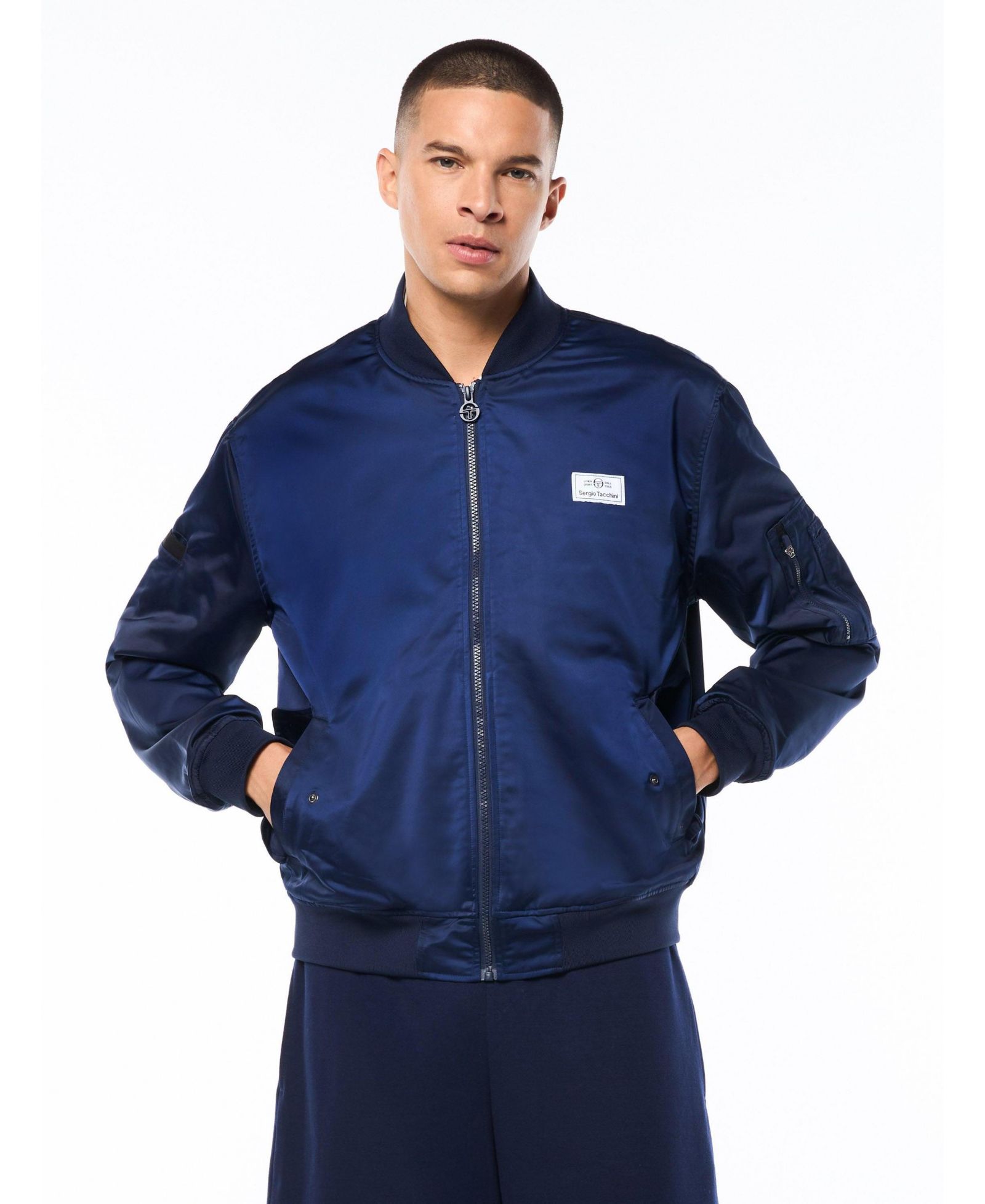 Sergio Tacchini Men's Piano Bomber Jacket