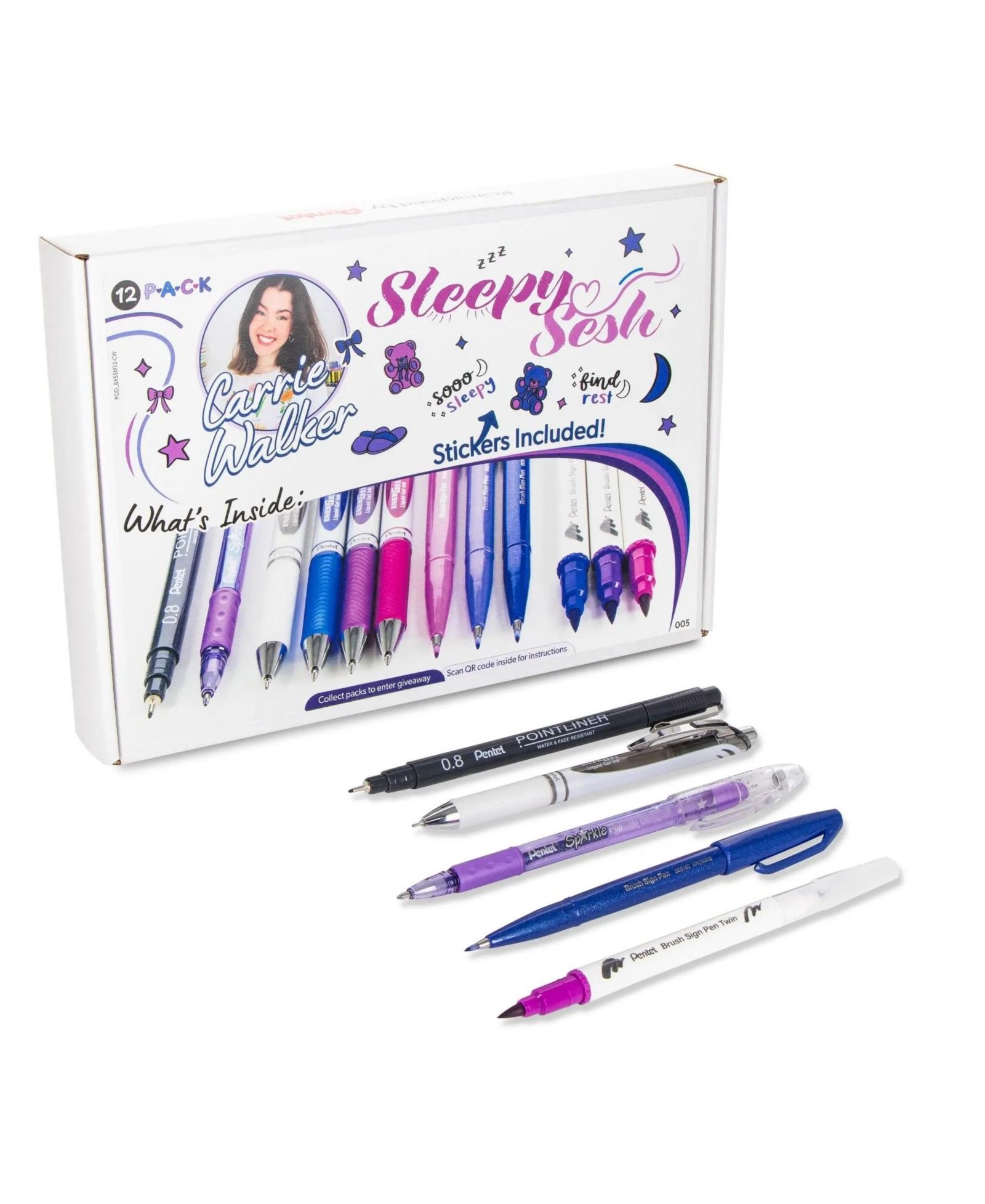 Pentel набор для ведения дневника Sleepy Sesh