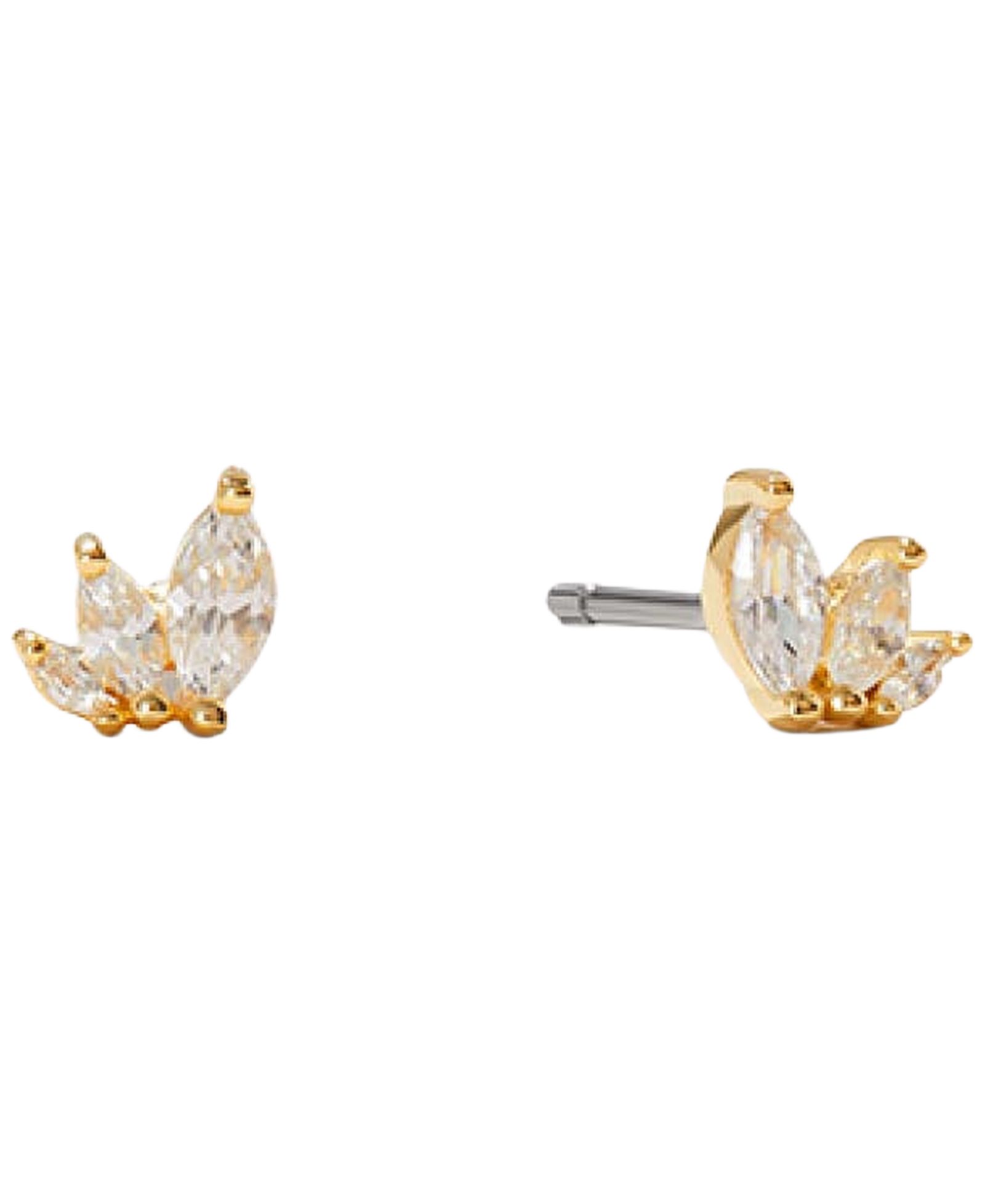Ana Luisa Kennedy Gold-Plated Stud Earrings