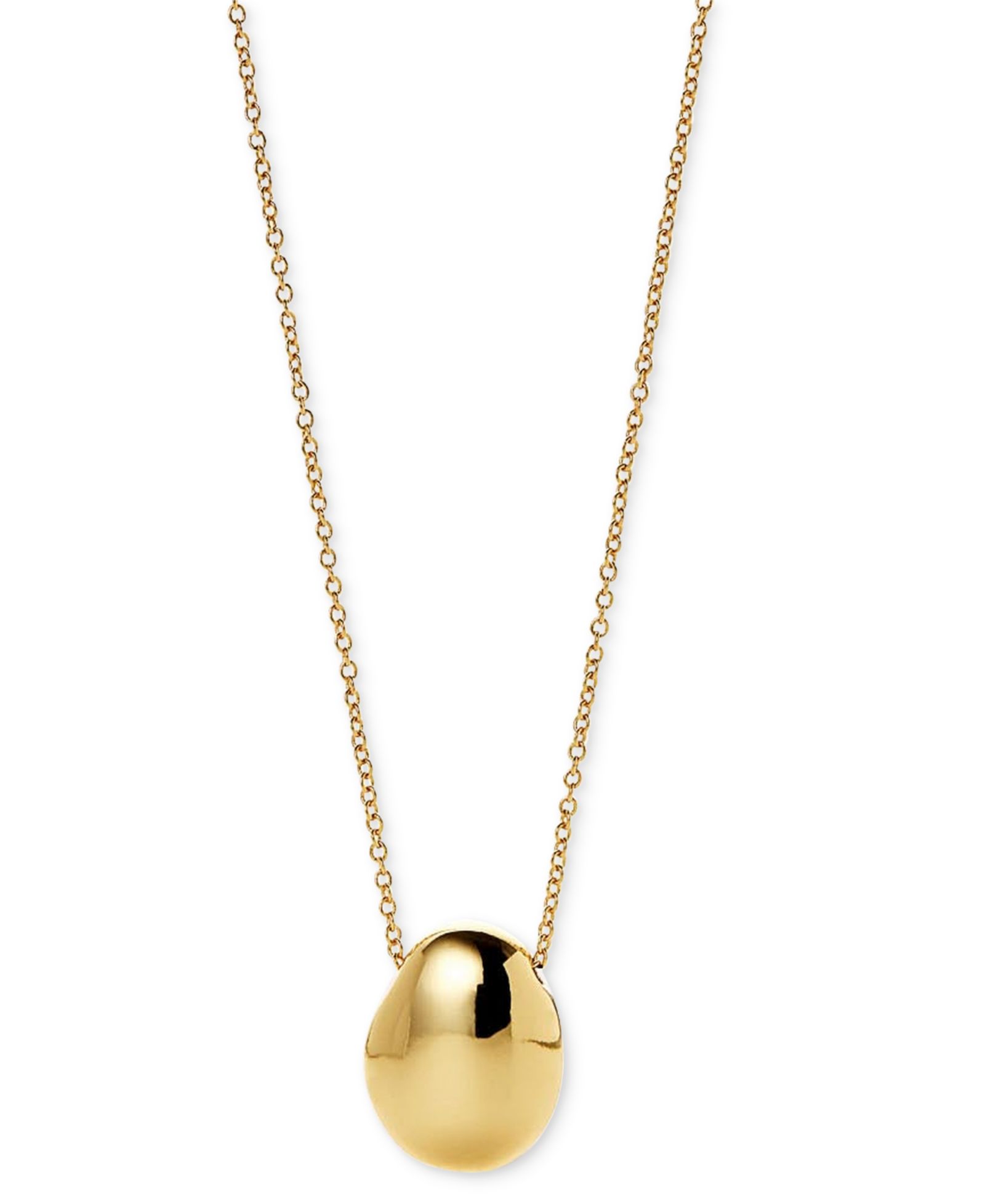 Ana Luisa Pebble Mini Gold-Plated Pendant Necklace