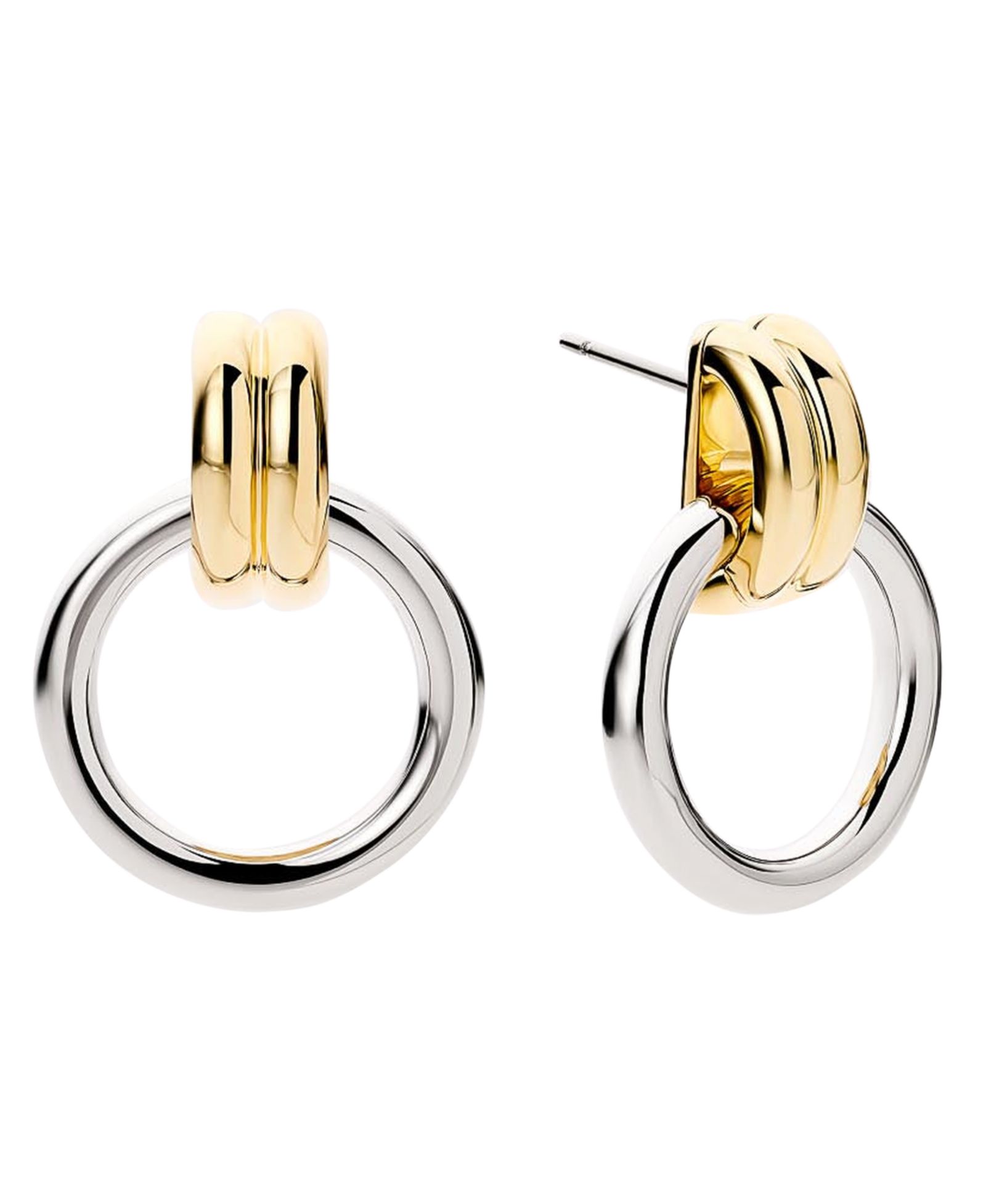 Ana Luisa Quinn Two-Tone Statement Earrings