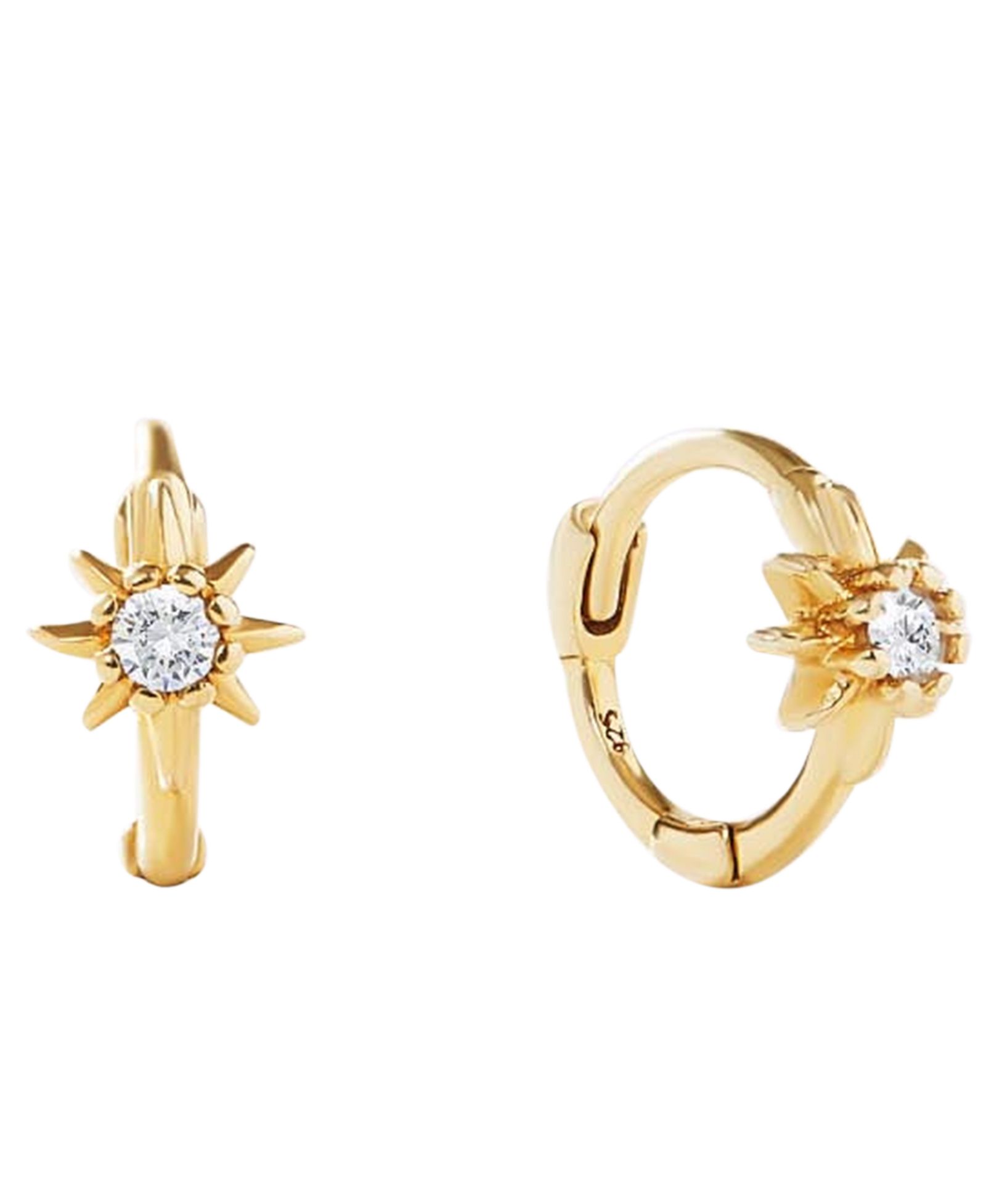 Серьги-кольца Ana Luisa Elios Gold-Plated