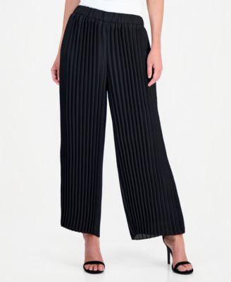 Anne Klein Women's Pleated Wide-Leg Pants