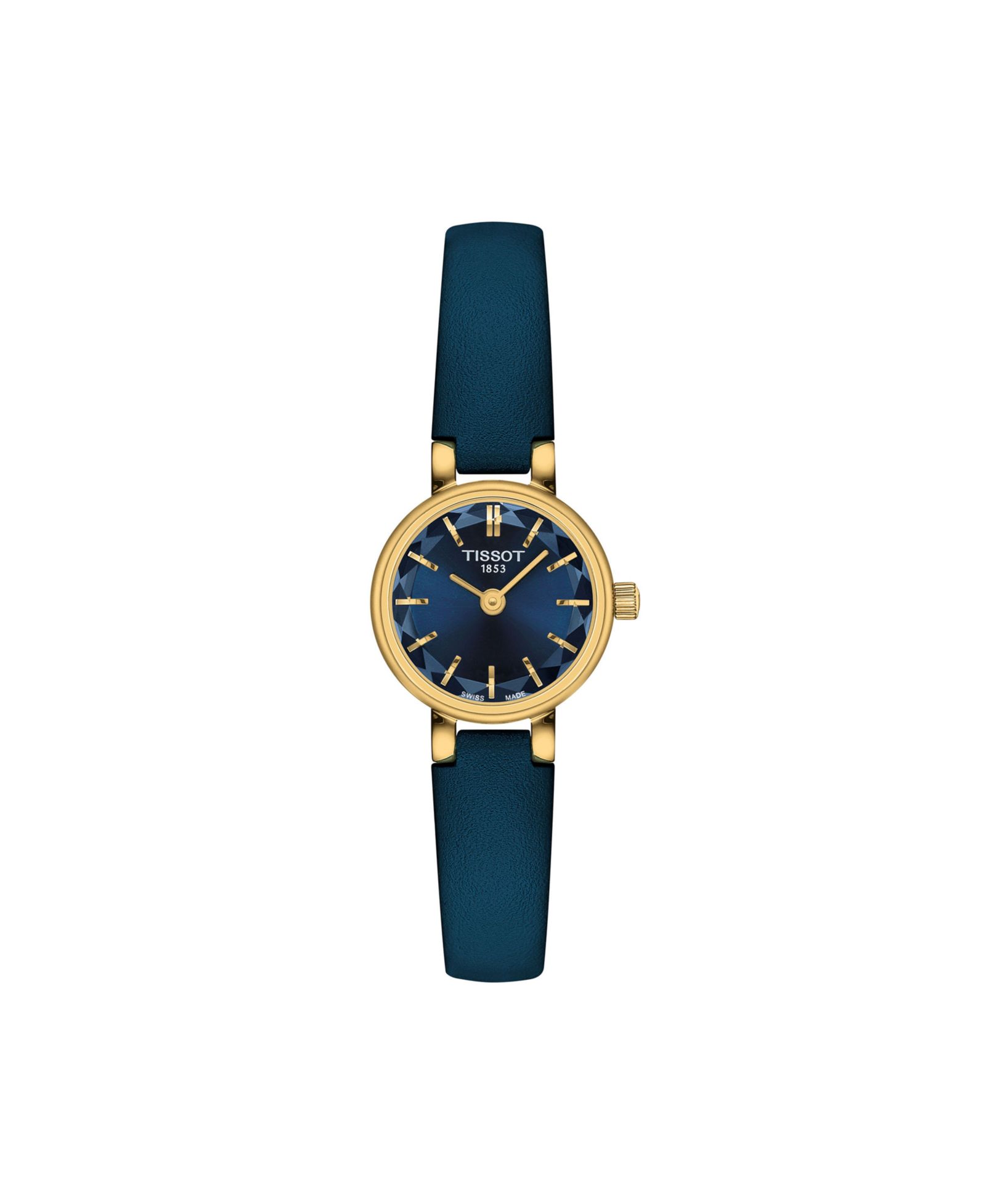 Tissot Женские круглые часы из серебристой нержавеющей стали 19.5mm