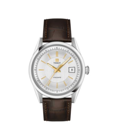 Tissot Unisex Round Silver Stainless Steel Watch 39mm