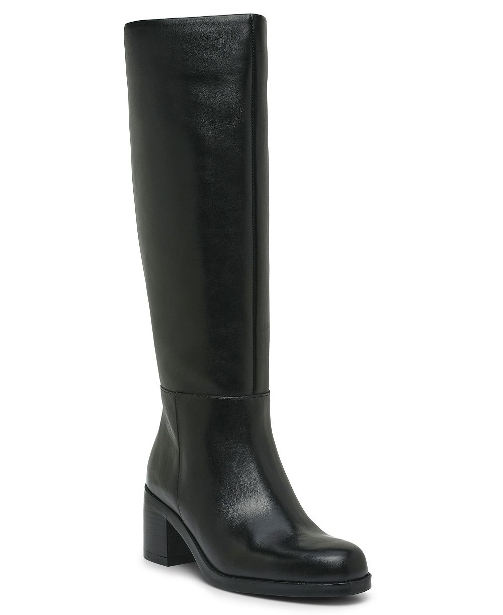 Vince Camuto женские сапоги на массивном каблуке Ammar с широким голенищем