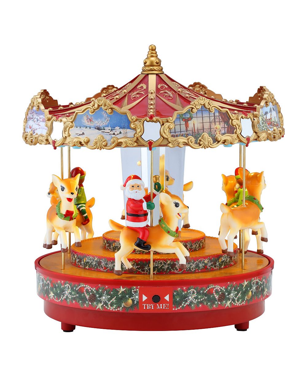 Mr. Christmas 11" Classic Christmas Carousel