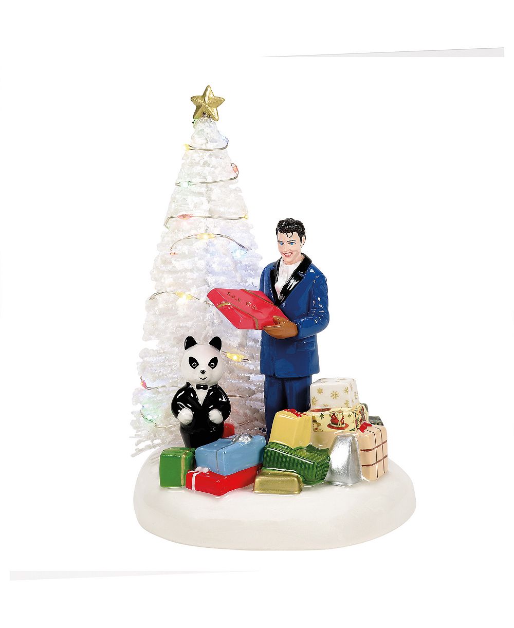Фигурка Department 56 Snow Village Elvis Passes Out The Gifts