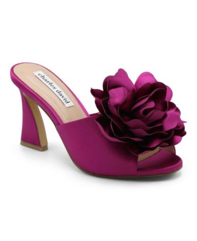 Бососандалии Charles David Womens Kam Floral High Heel