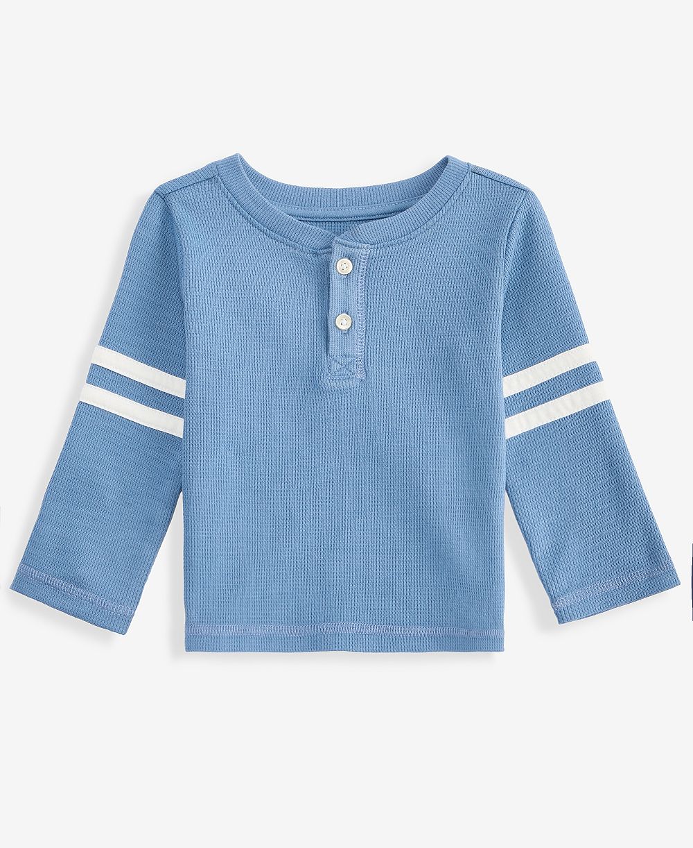 First Impressions Baby Boys' Mix & Match Long-Sleeve Retro-Stripe T-Shirt, Macy's Exclusive