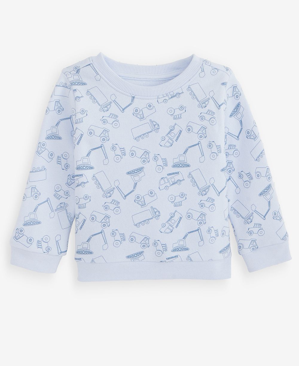 First Impressions Baby Boys' 3M-24M Mix & Match Construction-Print Sweatshirt, Macy's Exclusive