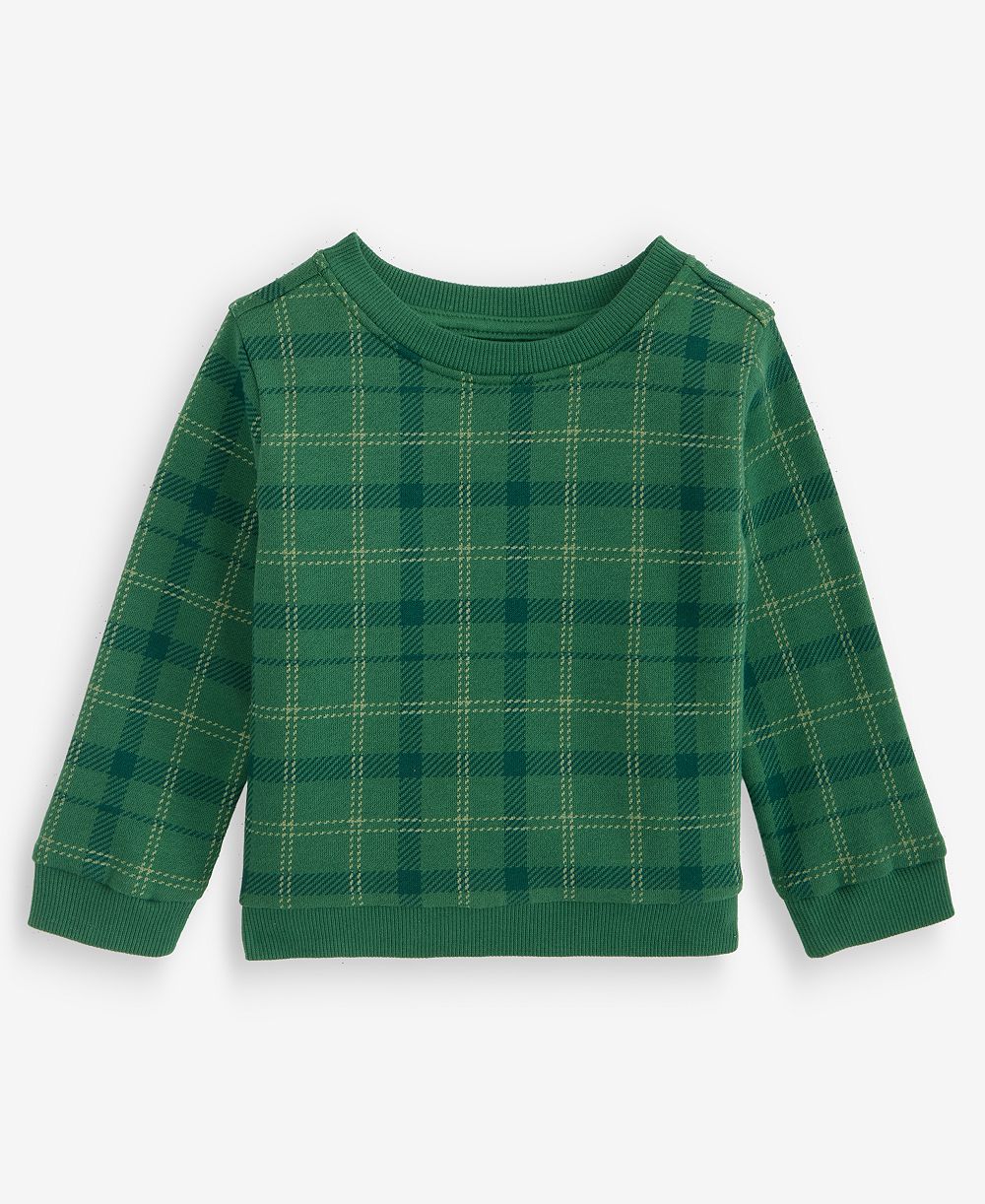 First Impressions Детский свитшот в клетку Mix & Match для мальчиков 3M-24M, эксклюзив Macy's