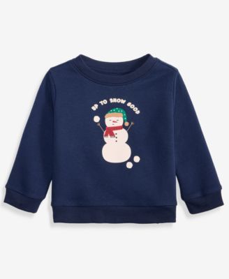 First Impressions Baby Boys' Mix & Match Long-Sleeve Snowman Sweatshirt, Macy's Exclusive