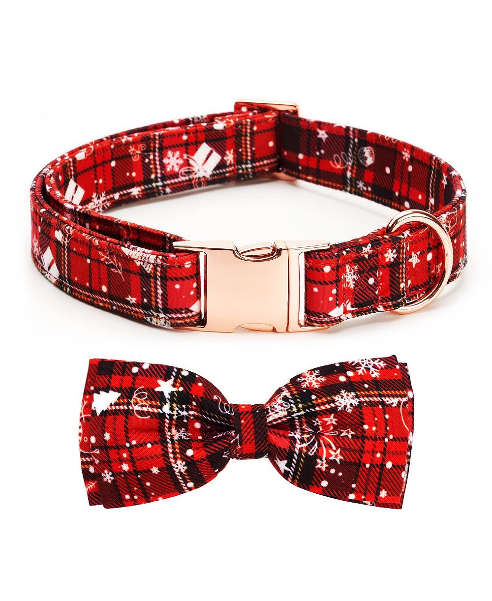Ошейник для собак ARONKL Adjustable Bow Tie с напечатанным узором, мягкий и прочный, весна-лето