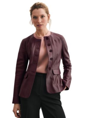 Женская кожаная куртка The Fold Ginevra