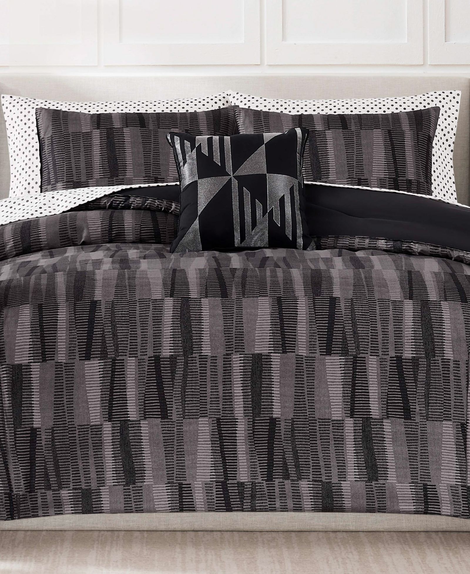 Nine West набор постельного белья Woven Geo 8-Piece Comforter Set, King