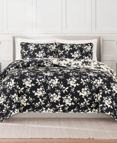 Комплект стеганых покрывал Nine West Silhouette Floral, Full/Queen