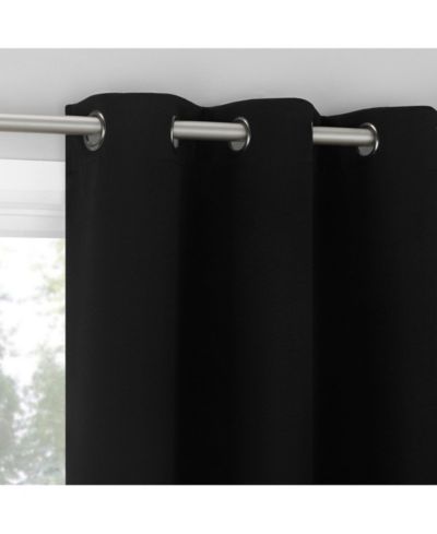 Пара панелей штор Sun Zero Sheridan Magnetic Closure Blackout Grommet